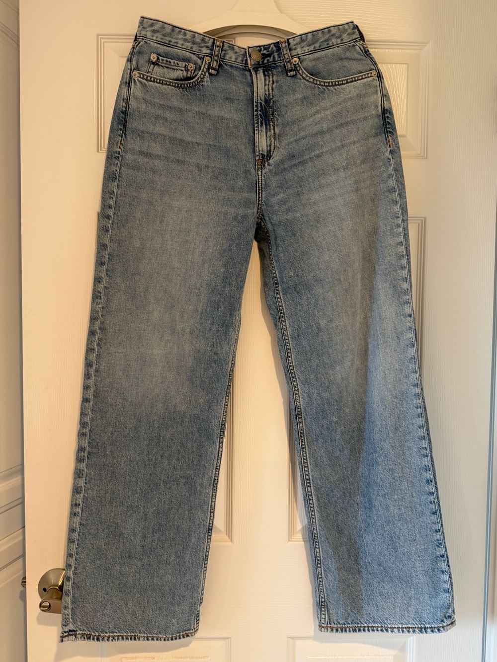 rag & bone Featherweight Logan Wide-leg - color: Audrey , size 28